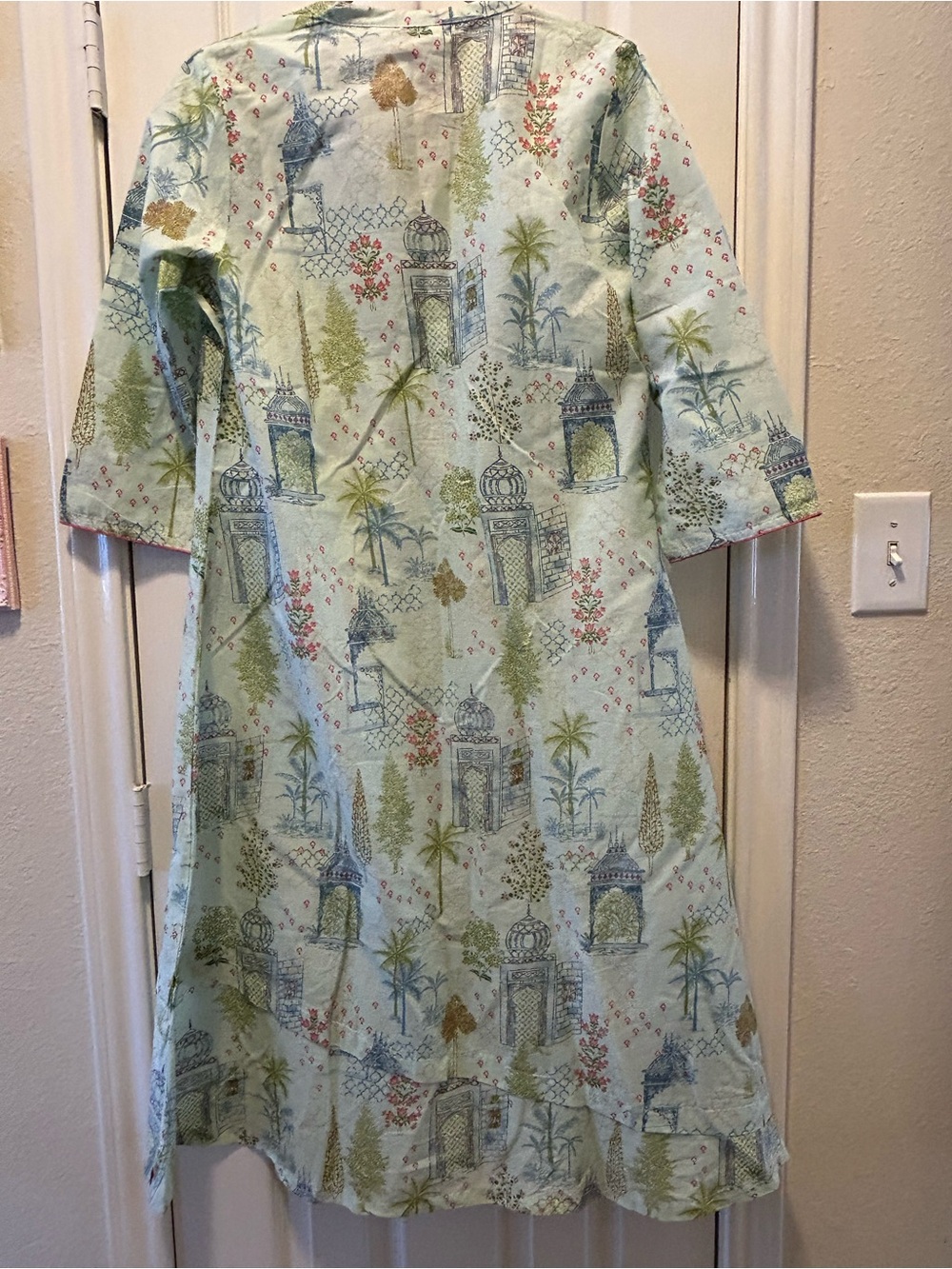 Biba Pink and Cream Printed Kurta NWT - Picture 7 of 8